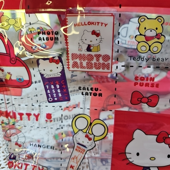 Hello Kitty Plastic Tote NEW - Picture 4 of 11